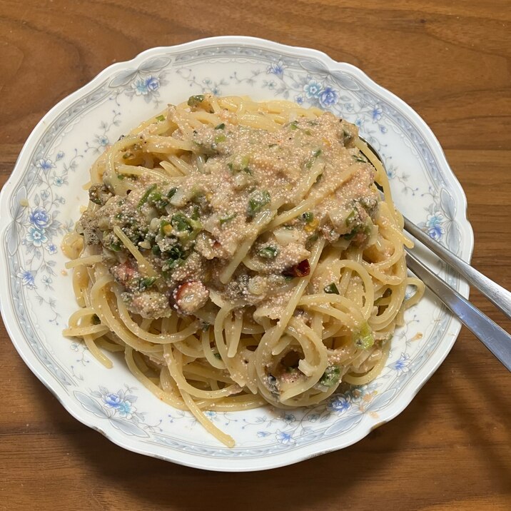 大人な明太子パスタ